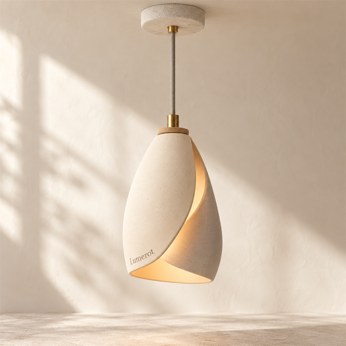 Lumerot Twist Cone Pendant - secondary product view